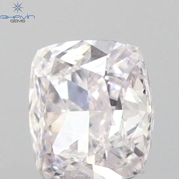 0.10 CT Cushion Shape Natural Diamond Pink Color SI1 Clarity (2.80 MM)