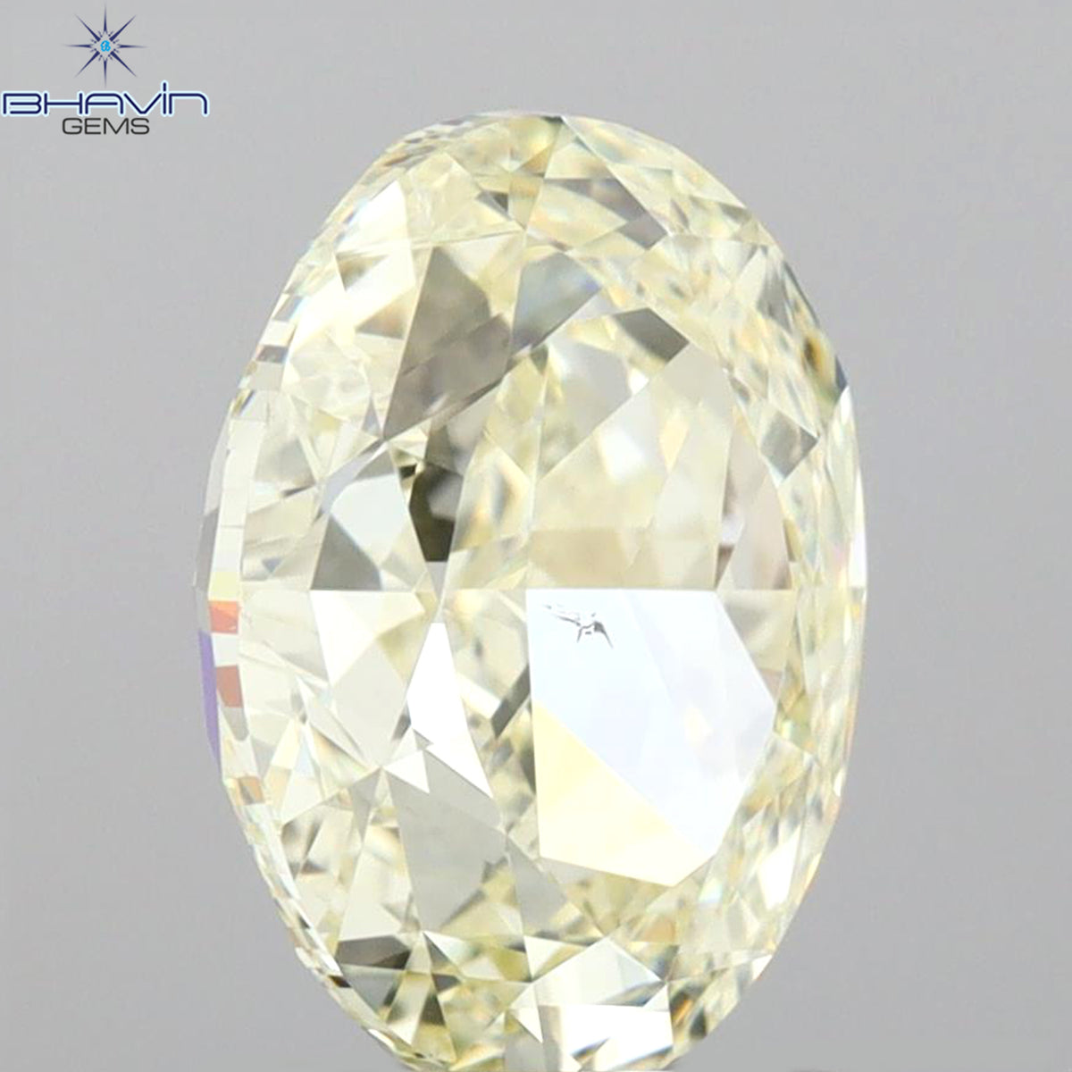 GIA Certified 2.01 CT Natural Oval Diamond W to X Range Color Clarity SI1 (8.64 MM)