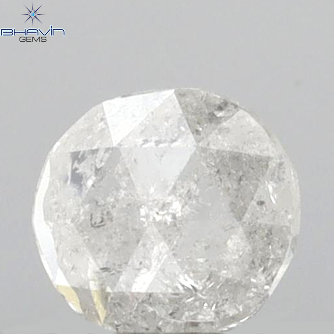 0.26 CT Round Rose Cut Shape Natural Diamond White Color I3 Clarity (4.13 MM)