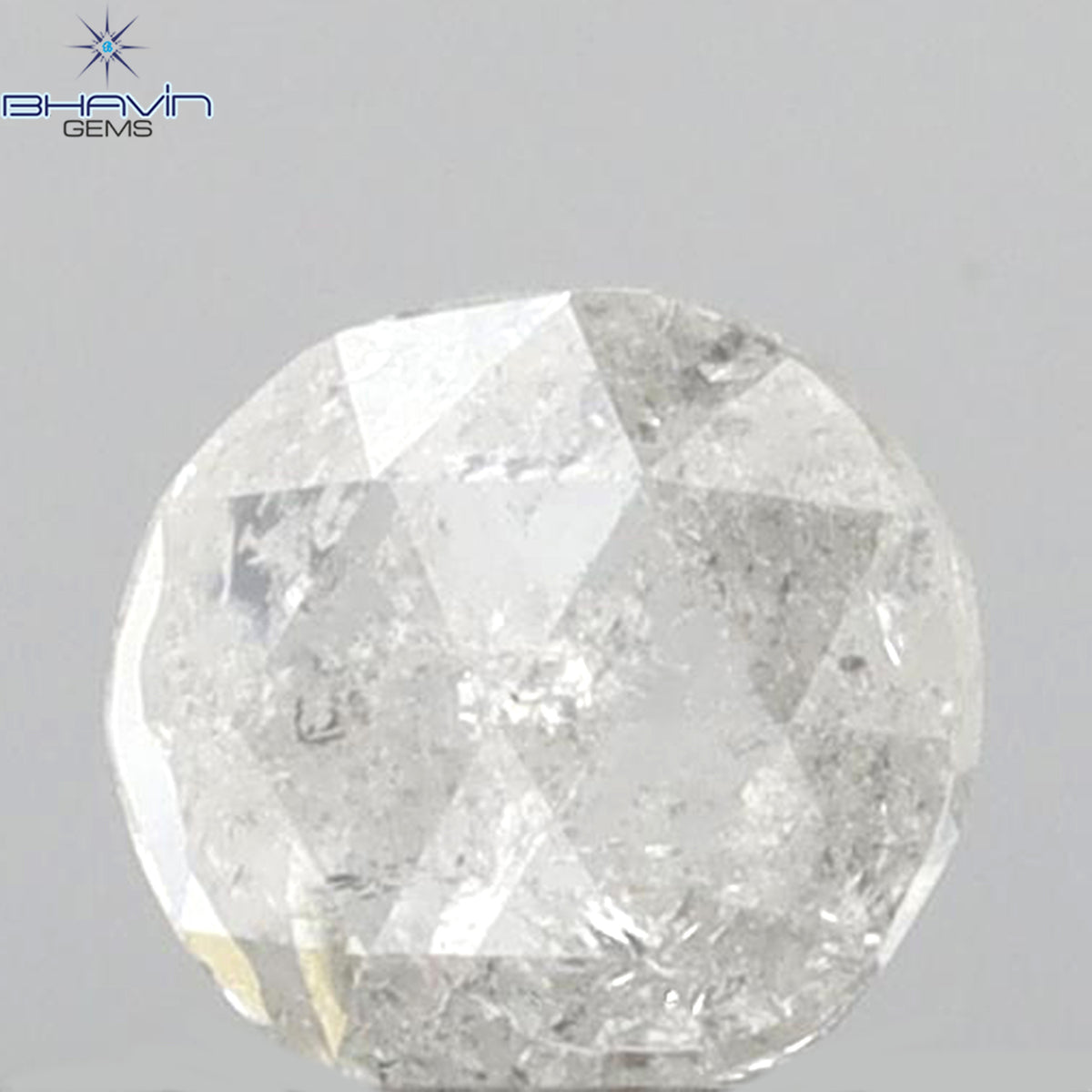 0.26 CT Round Rose Cut Shape Natural Diamond White Color I3 Clarity (4.13 MM)