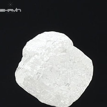 0.88 CT Rough Shape Natural Diamond White Color I3 Clarity (5.02 MM)