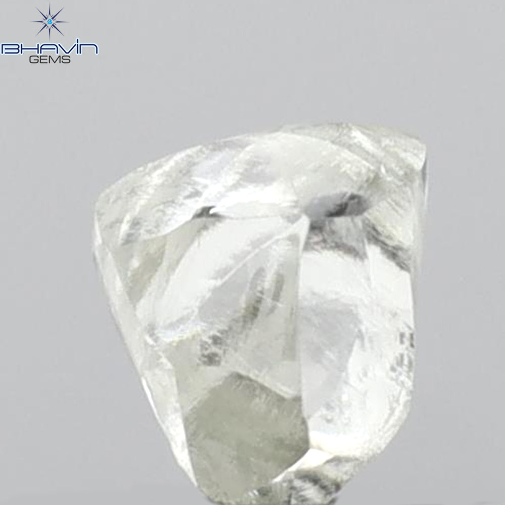 0.45 CT Rough Shape Natural Diamond White Color VS1 Clarity (4.62 MM)