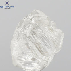0.90 CT ラフ シェイプ ナチュラル ダイヤモンド ホワイト カラー VS1 クラリティ (5.95 MM)