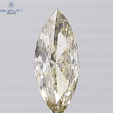 0.38 CT Marquise Shape Natural Loose Diamond Yellow Color VS2 Clarity (8.32 MM)