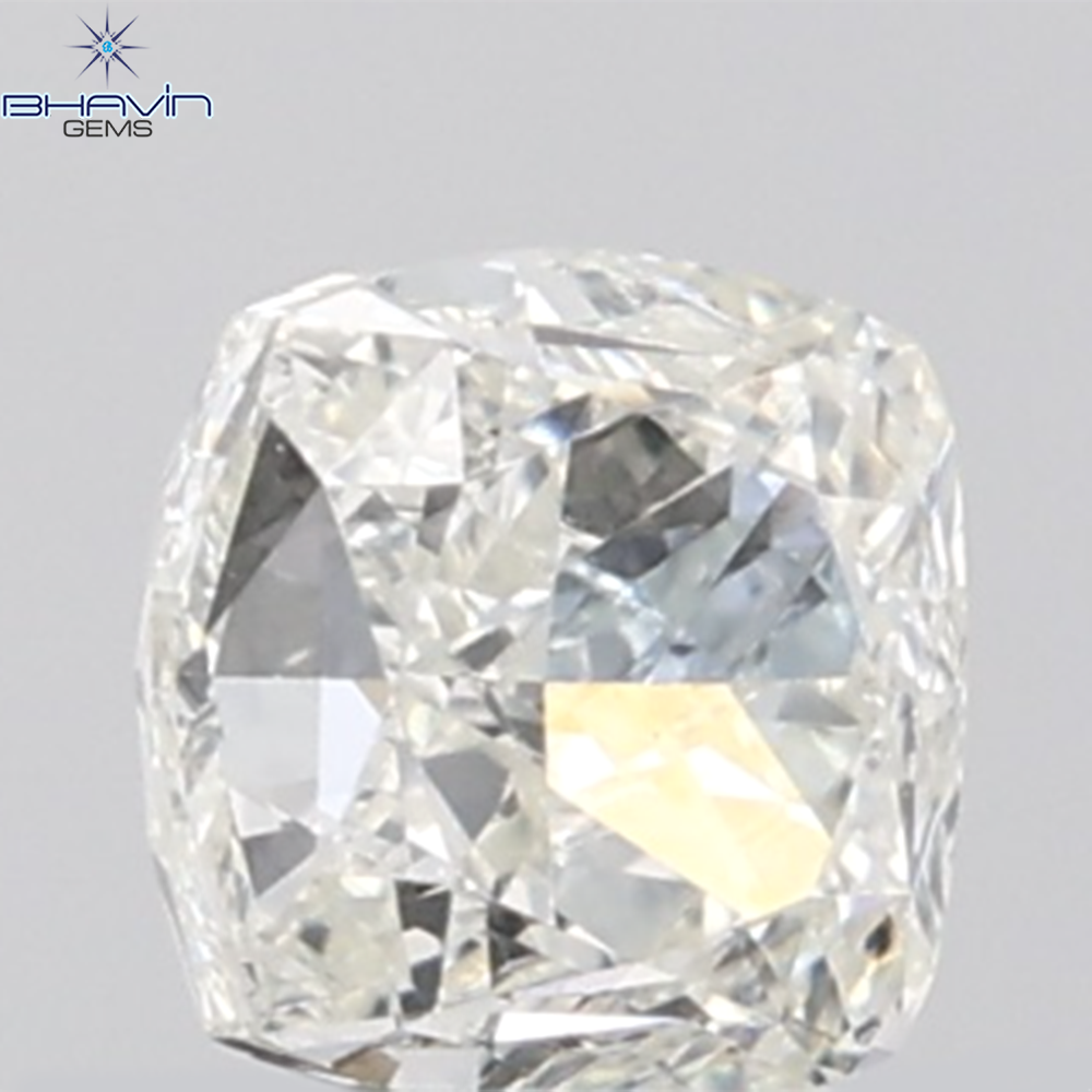 1.01 CT Cushion Diamond Natural Yellow Color VS1 Clarity (5.16 MM)