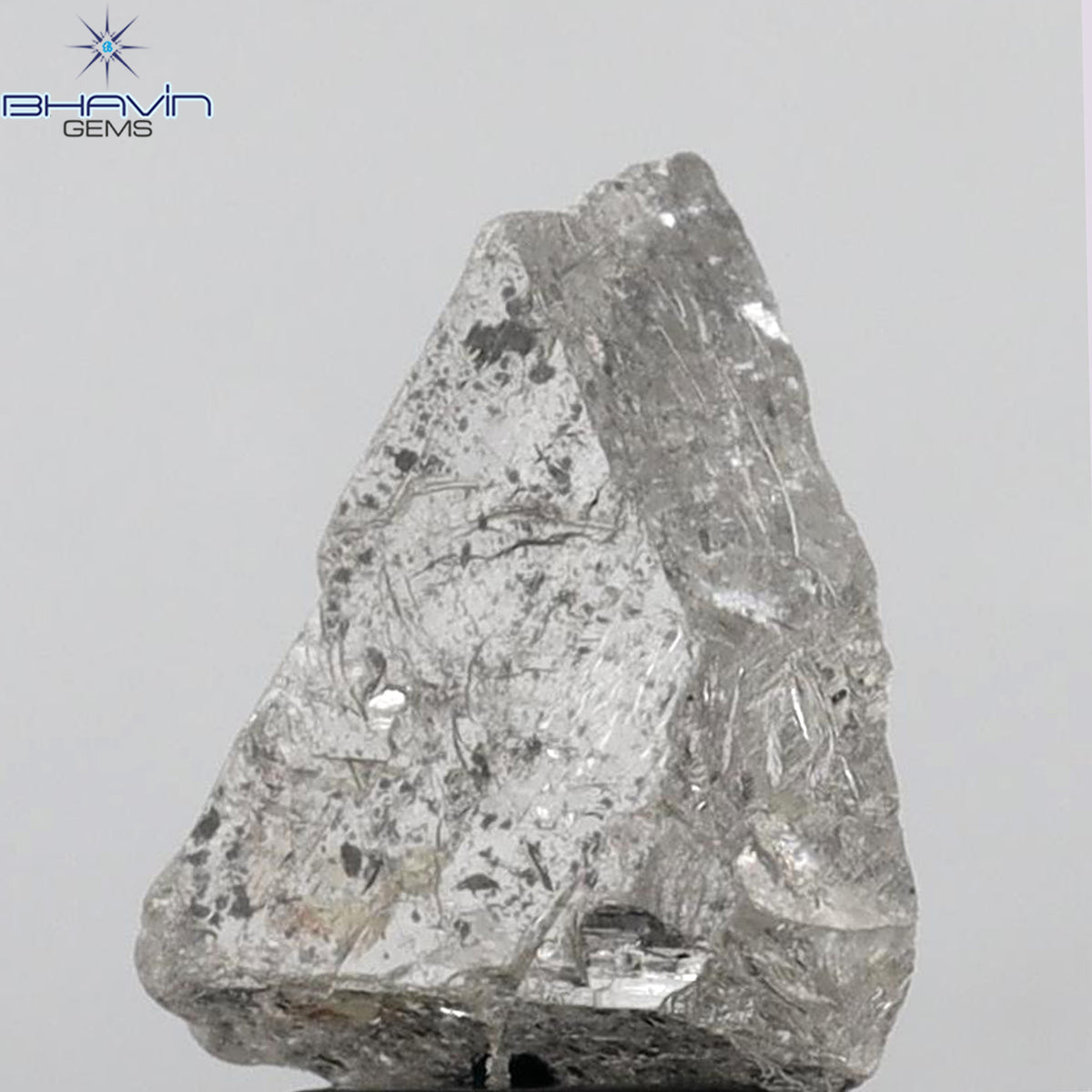 0.49 CT ラフシェイプ ナチュラル ダイヤモンド ピンク色 I3 クラリティ (4.90 MM)
