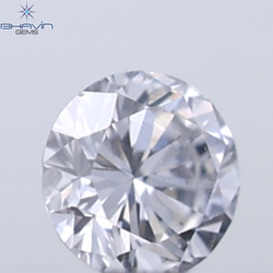 0.18 CT ラウンド ローズ カット シェイプ 天然ダイヤモンド ピンク色 I2 クラリティ (3.86 MM)