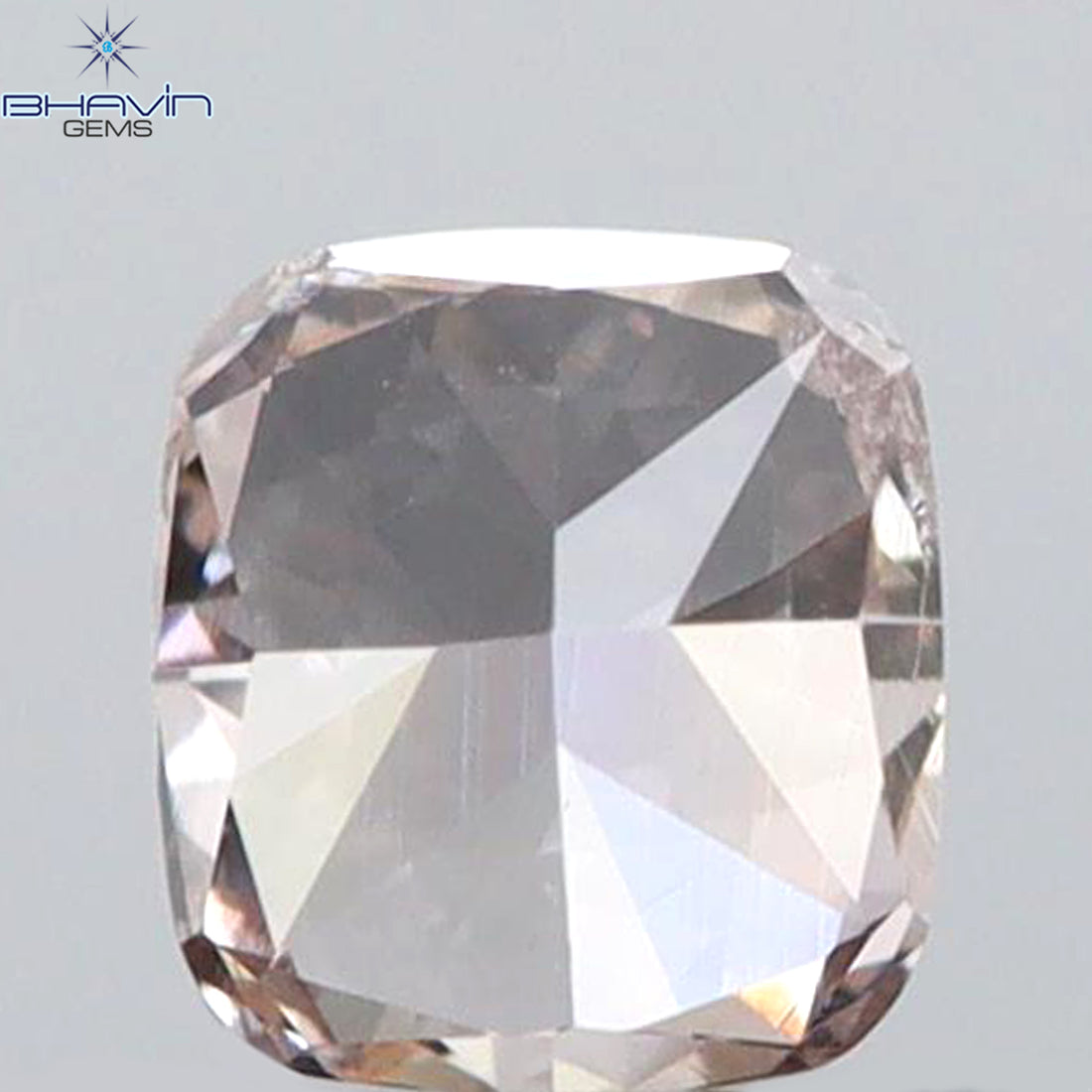 0.15 CT Natural Cushion Diamond Pink Color Clarity SI1 (3.25 MM)