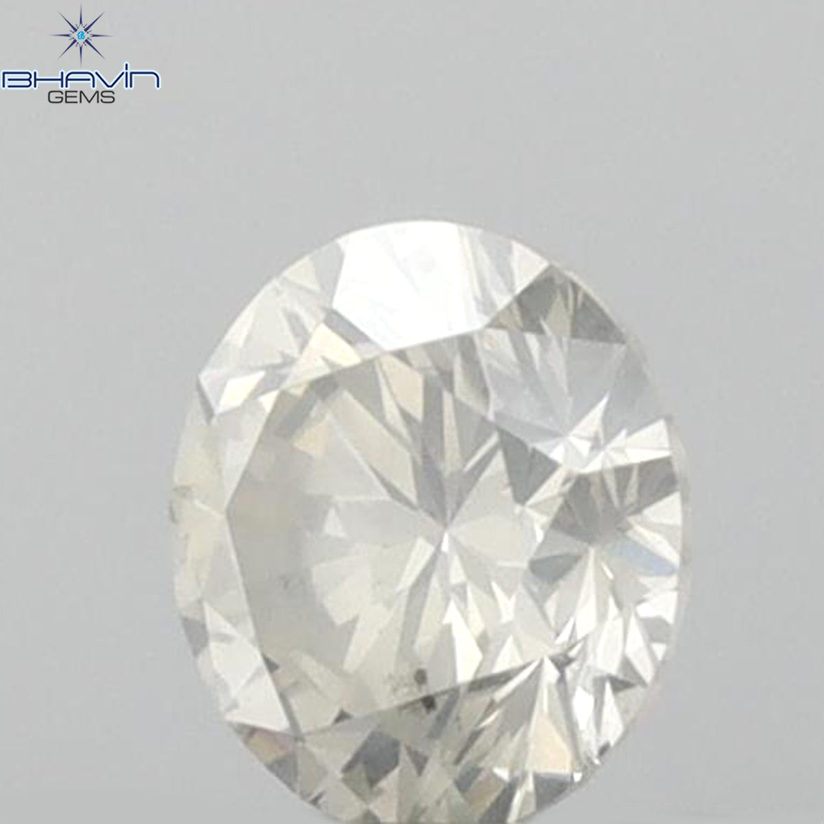 0.33 CT Round Shape Natural Loose Diamond White Color SI2 Clarity (4.37 MM)