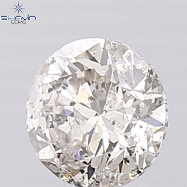 0.90 CT Round Shape Natural Diamond White Color I2 Clarity (6.07 MM)