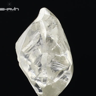 1.41 CT Rough Shape Natural Diamond White Color VS2 Clarity (8.76 MM)