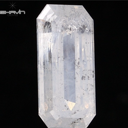 5.22 CT Emerald Diamond Natural White Color I2 Clarity (14.55 MM)