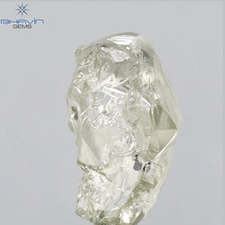 2.35 CT Rough Shape Natural Diamond White Color VS2 Clarity (9.99 MM)
