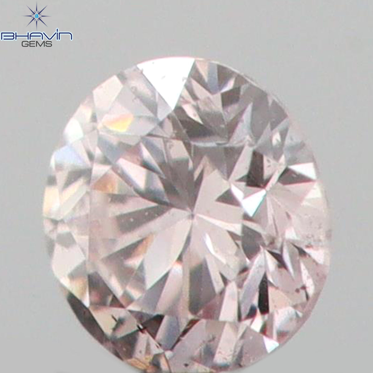 0.03 CT Natural Round Diamond Pink (Argyle) Color Clarity VS2 (1.97 MM)