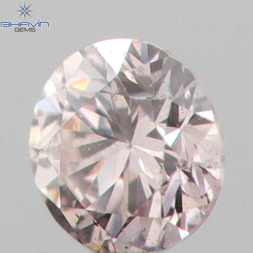 0.03 CT Round Shape Natural Diamond Pink (Argyle) Color VS2 Clarity (1.97 MM)