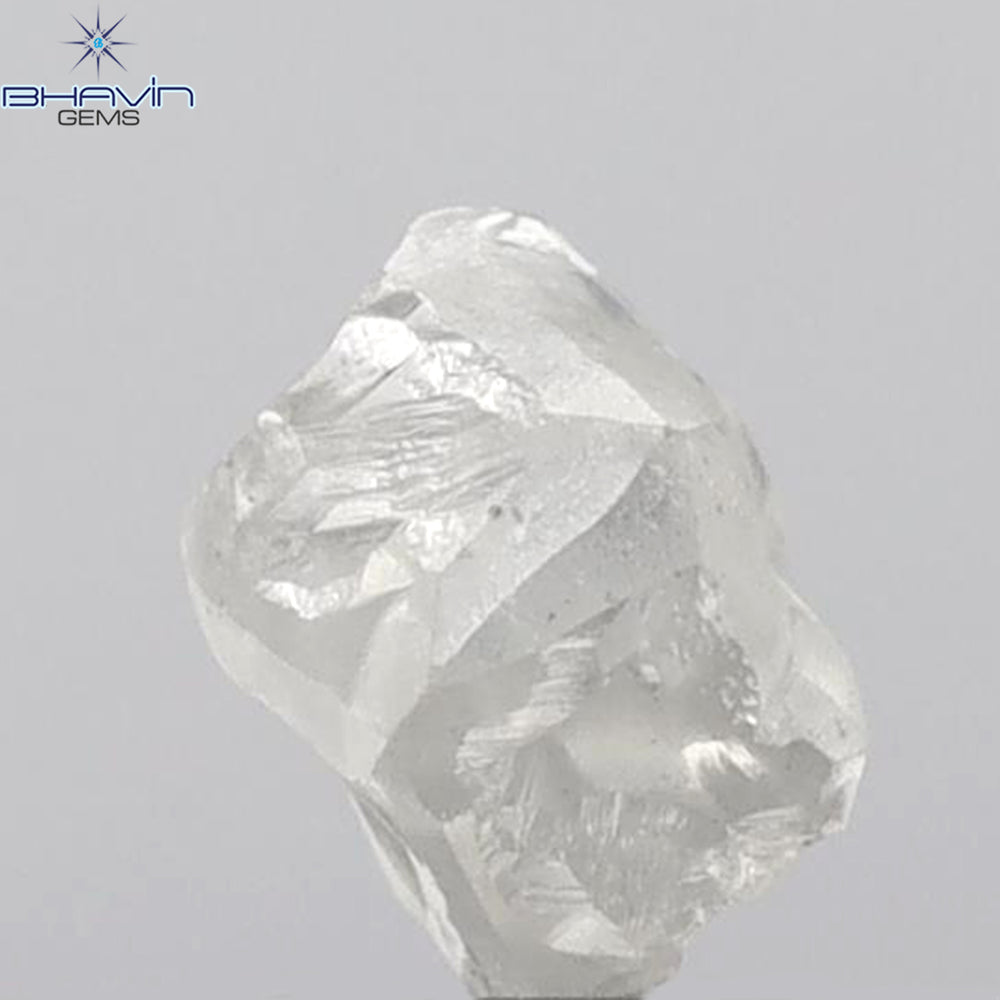 1.87 CT Rough Shape Natural Loose Diamond White (M) Color VS2 Clarity (7.60 MM)