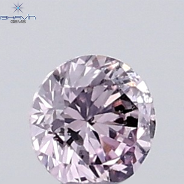 0.03 CT Round Natural Diamond Pink (Argyle) Color SI2 Clarity
