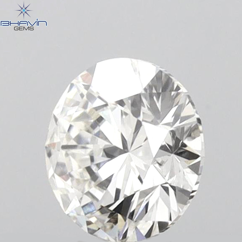 0.50 CT Round Diamond Enhanced White (D) Color VVS1 Clarity (5.04 MM)