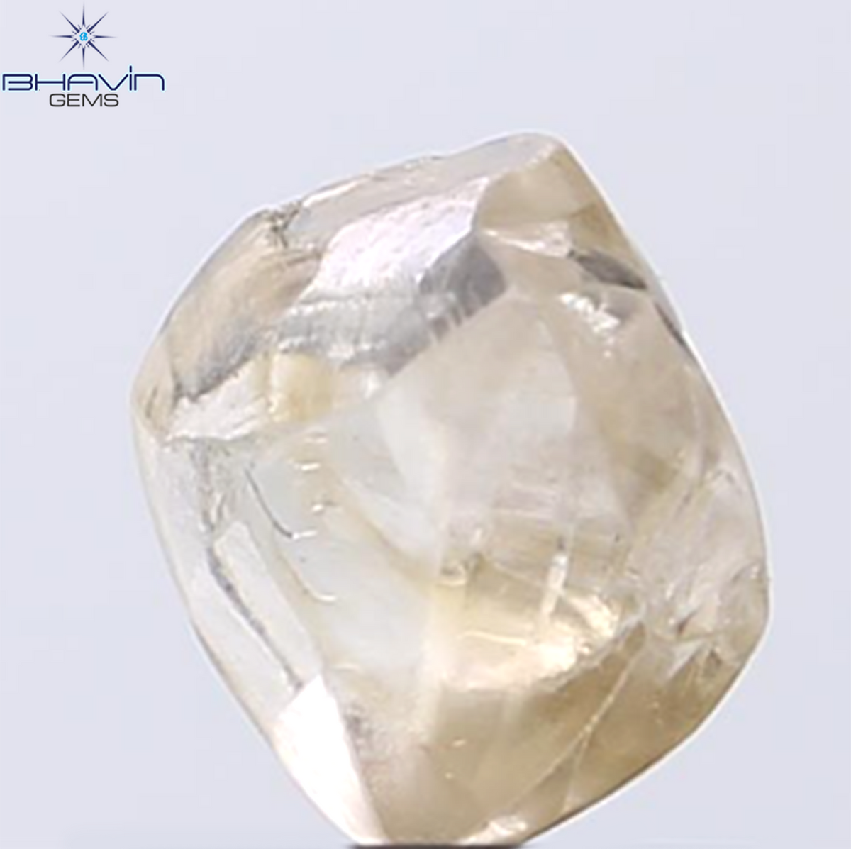 2.17 CT Natural Rough Diamond Brown Color Clarity VS (7.43 MM)