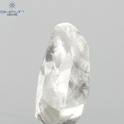 0.45 CT Rough Shape Natural Diamond White Color SI1 Clarity (5.52 MM)