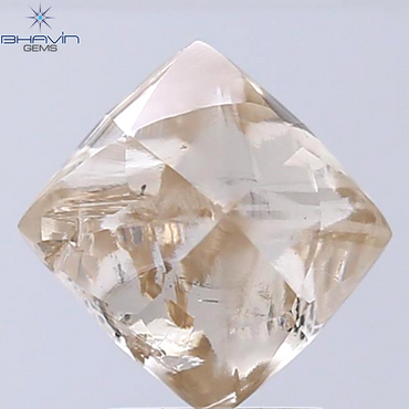 5.02 CT Rough Shape Natural Diamond Brown Color SI Clarity (8.78 MM)