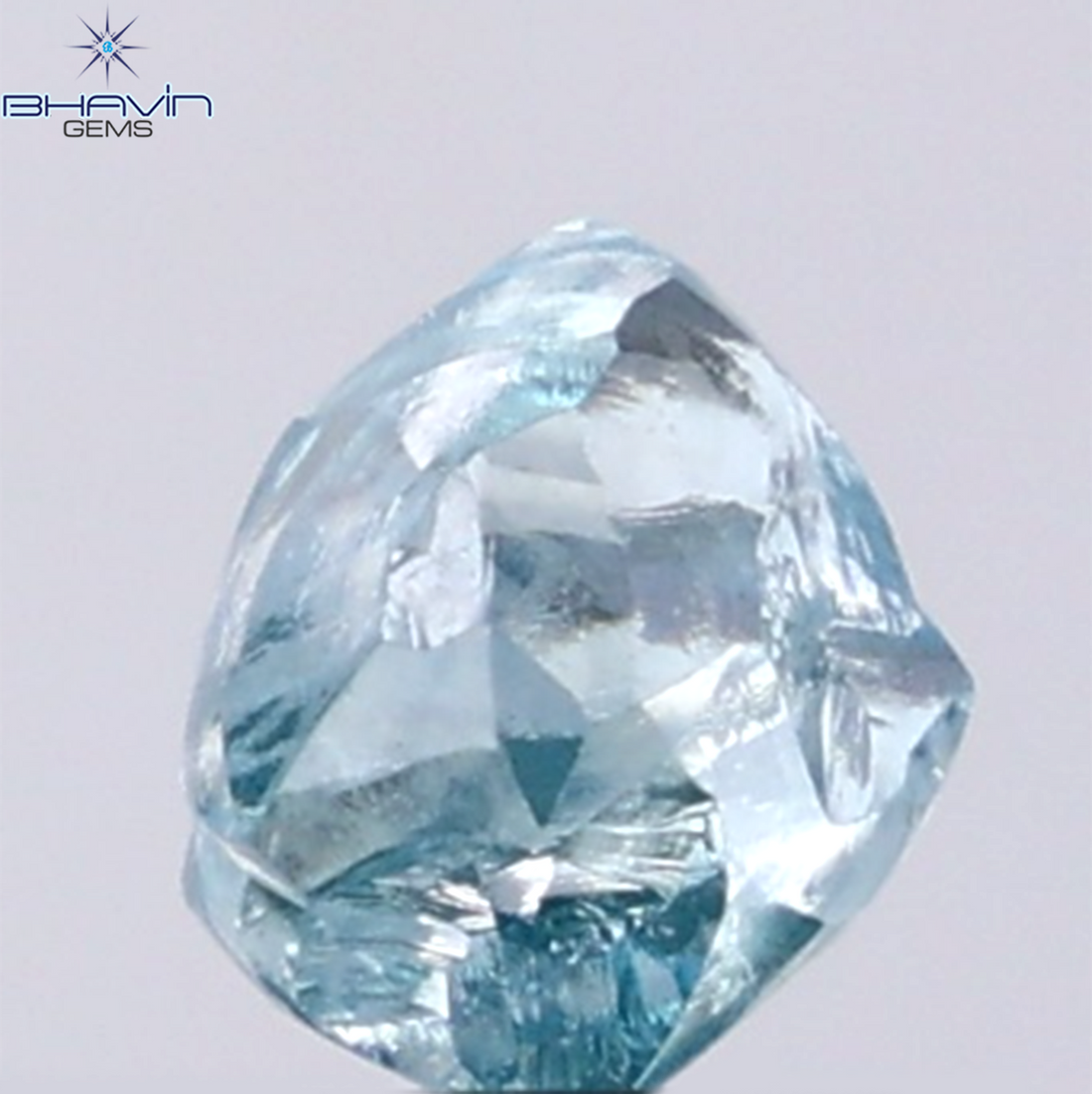 0.49 CT ラフシェイプ ナチュラル ダイヤモンド ピンク色 I3 クラリティ (4.90 MM)
