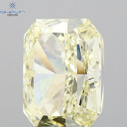 0.58 CT ラディアント シェイプ ナチュラル ダイヤモンド ホワイト カラー SI1 クラリティ (4.79 MM)