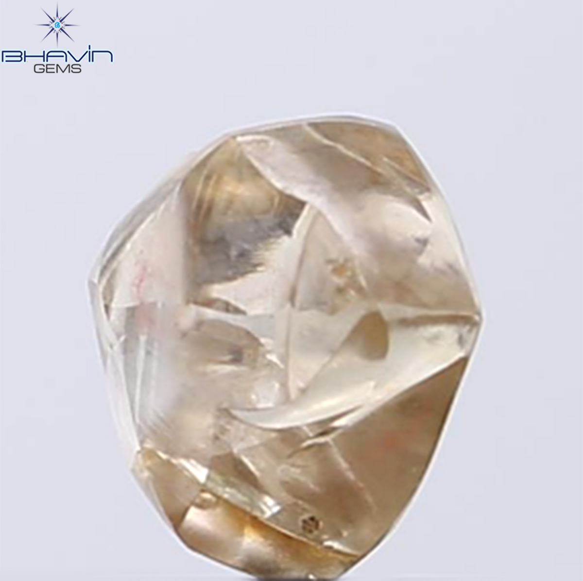 2.12 CT Natural Rough Diamond Brown Color Clarity VS (7.03 MM)