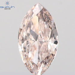 0.14 CT Marquise Shape Natural Loose Diamond Pink Color SI1 Clarity (5.03 MM)