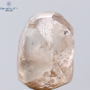 2.06 CT Rough Shape Natural Diamond Brown Color SI2 Clarity (7.04 MM)