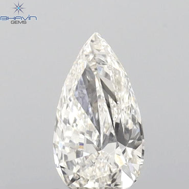 0.27 CT Pear Diamond Enhanced White Color VS1 Clarity (5.82 MM)