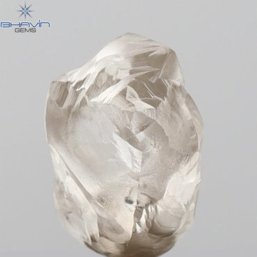 1.84 CT Rough Shape Natural Diamond Brown Color VS1 Clarity (7.66 MM)