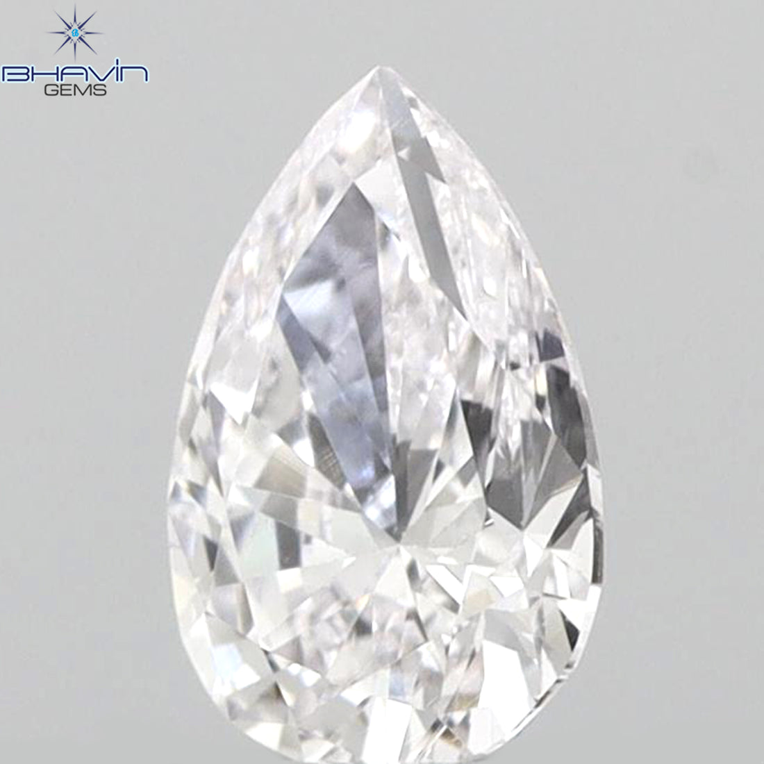 0.27 CT ペアシェイプ 天然ダイヤモンド ピンクカラー VS1 クラリティ (5.45 MM)