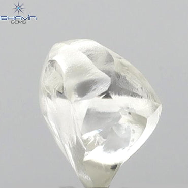 0.62 CT Rough Shape Natural Diamond White Color VS1 Clarity (4.91 MM)