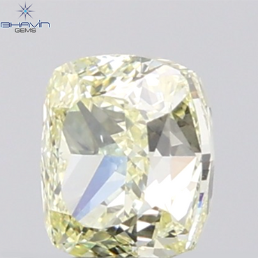 GIA認定 1.27 CT クッションダイヤモンド イエローカラー 天然ダイヤモンド VS1 クラリティ (5.97 MM)
