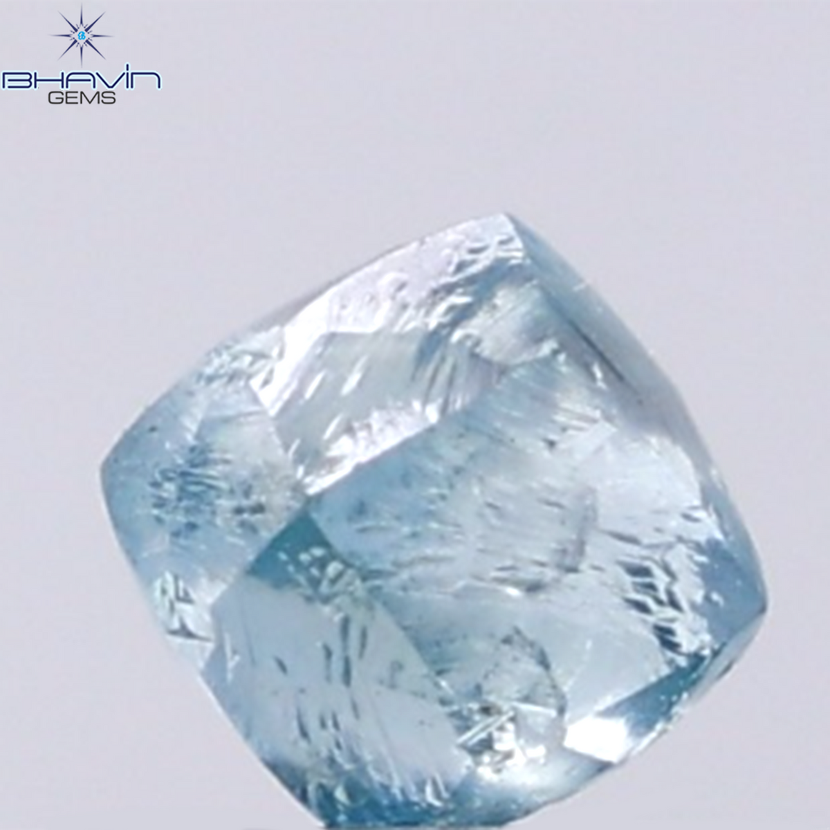 0.49 CT ラフシェイプ ナチュラル ダイヤモンド ピンク色 I3 クラリティ (4.90 MM)