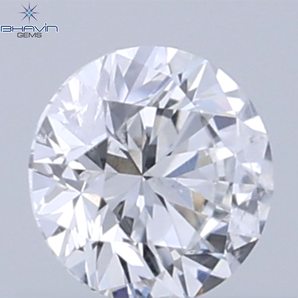 0.18 CT ラウンド ローズ カット シェイプ 天然ダイヤモンド ピンク色 I2 クラリティ (3.86 MM)