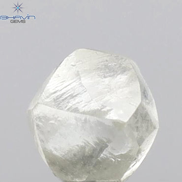 0.47 CT Rough Shape Natural Diamond White Color VS2 Clarity (4.36 MM)