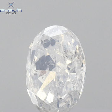 0.40 CT Oval Shape Natural Diamond White Color SI2 Clarity (4.90 MM)