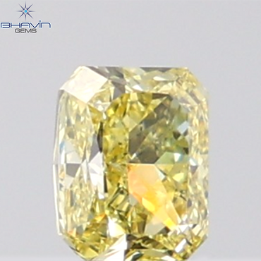 GIA認定 1.27 CT クッションダイヤモンド イエローカラー 天然ダイヤモンド VS1 クラリティ (5.97 MM)