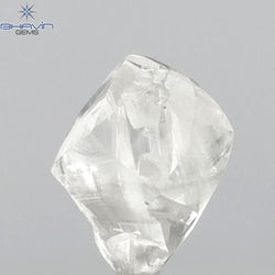 0.55 CT Rough Shape Natural Diamond White Color VS1 Clarity (5.25 MM)
