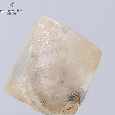 6.31 CT Rough Shape Natural Diamond Brown Color SI Clarity (10.37 MM)