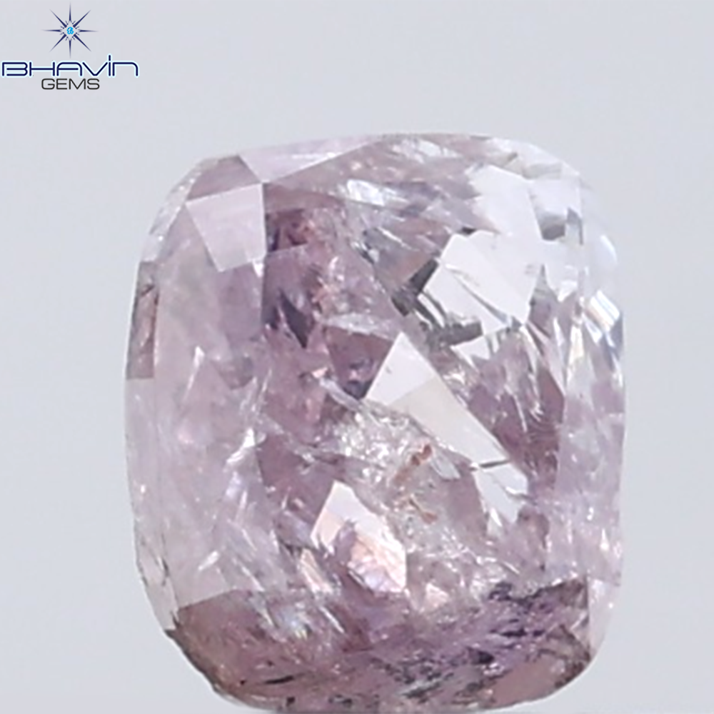 0.29 CT Cushion Diamond Natural Pink Color I3 Clarity (4.22 MM)