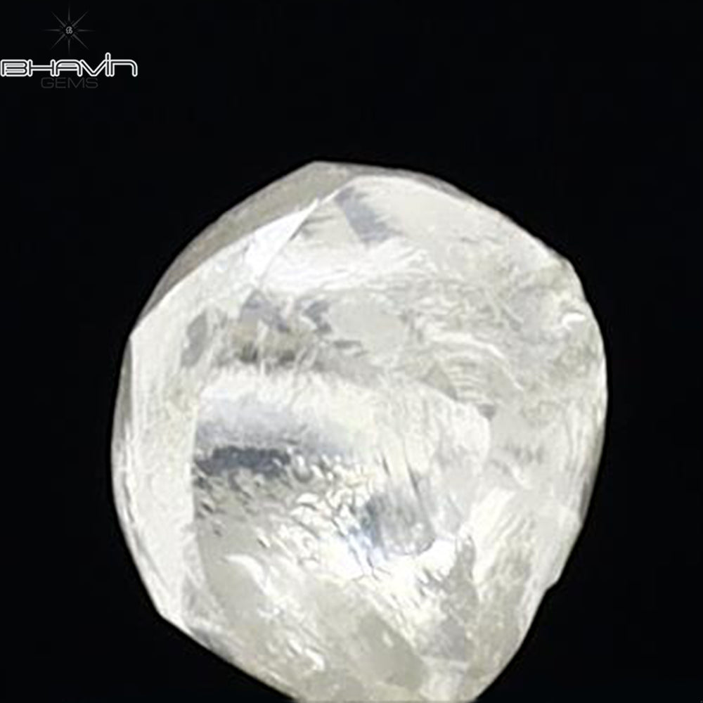 0.67 CT Rough Shape Natural Diamond White Color VS2 Clarity (4.76 MM)