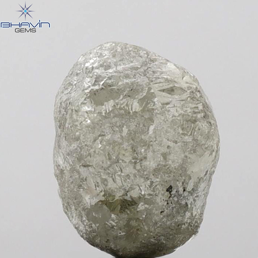 10.08 CT Rough Shape Natural Diamond White Color I3 Clarity (12.20 MM)