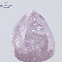 0.32 CT Pear Diamond Natural Pink Color I3 Clarity (4.31 MM)