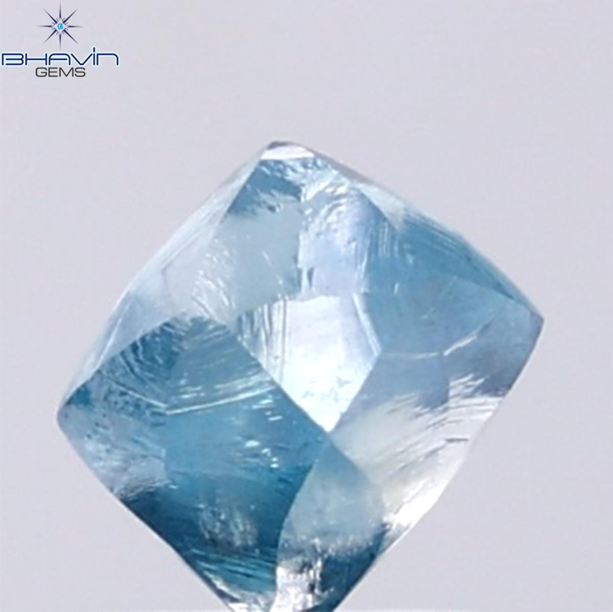 0.49 CT ラフシェイプ ナチュラル ダイヤモンド ピンク色 I3 クラリティ (4.90 MM)