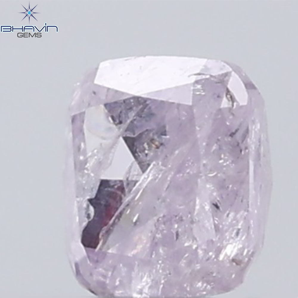 0.27 CT Cushion Diamond Natural Pink Color I3 Clarity (3.72 MM)