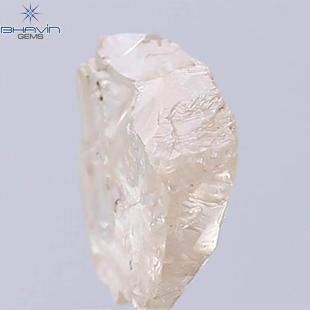 2.73 CT Rough Shape Natural Diamond Brown Color SI Clarity (10.23 MM)