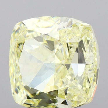 GIA Certified 1.58 CT Cushion Diamond Yellow Color Natural Diamond VS2 Clarity (6.16 MM)